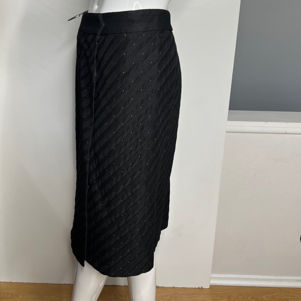 Valentino Sz 44/ US10 Wrap Snap Fully Lined Skirt
